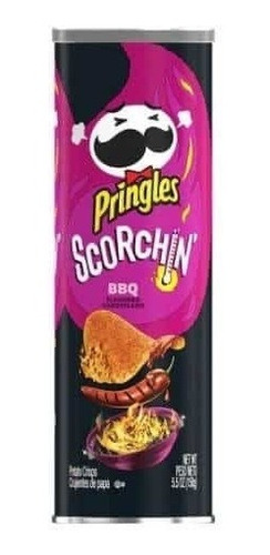 Pringles Picantes Scorchin Bbq