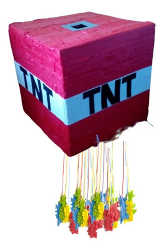 Piñata Cubo Tnt Minecraft En 3d