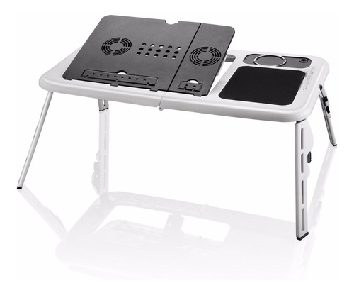 Mesa Notebook Table Doblável Portátil Suporte Cooler Usb Pc