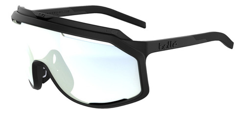 Lentes Bollé Chronoshield Black Matte - Phantom Clear Green Lente Verde Claro