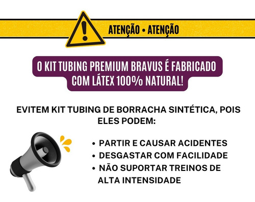 Kit Tubing Premium Treino Funcional + Elástico Extensor 8