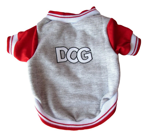 Roupa Para Cachorro Dog Casaco Moletom Vermelho Tam: G 