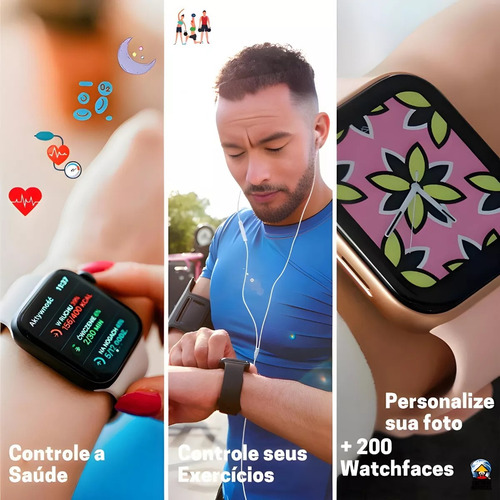 Smartwatch S10 46mm Amoled Gps 2025 2 Pulseiras Chatgpt Case