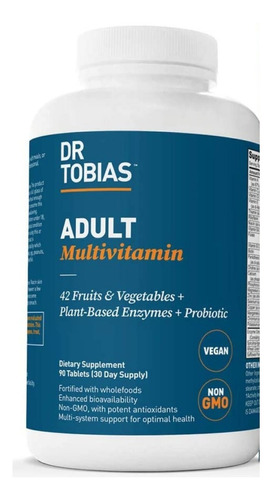 Vitaminas Dr Tobias Para Adulto - Unidad a $2934