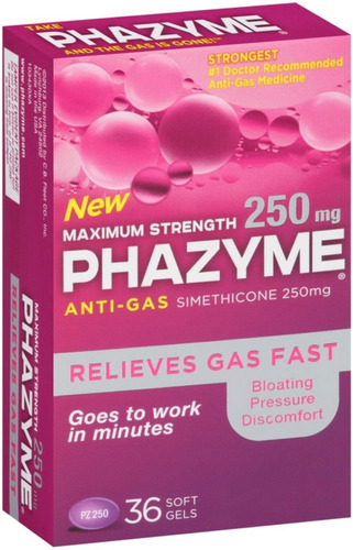 Phazyme Máxima De La Fuerza De Cápsulas 36 Ea (pack De 4)