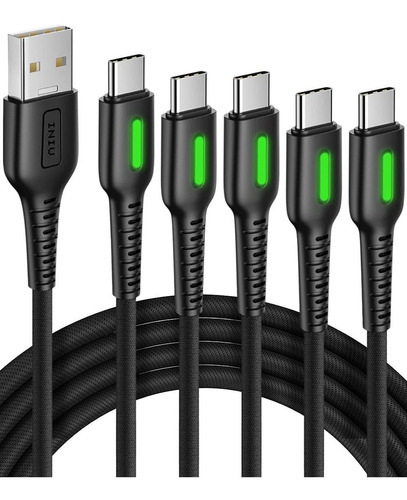 Usb C Cable 5 Pack 3 1a Qc 3 0 Carga Rapida Usb Tipo C ...