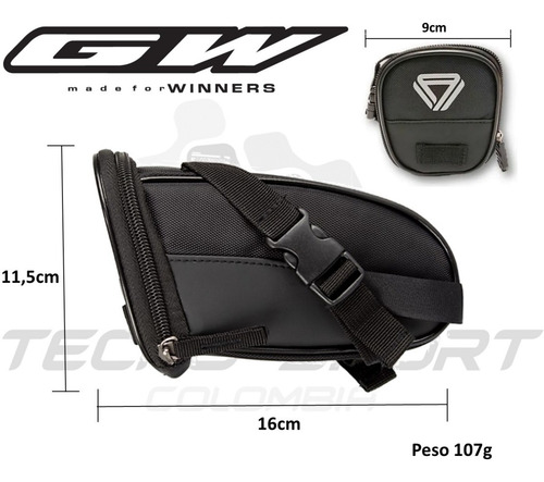 Imagen 3 de 6 de Bolso Porta Herramienta Gw Bicicleta Montaña Ciclismo Ruta