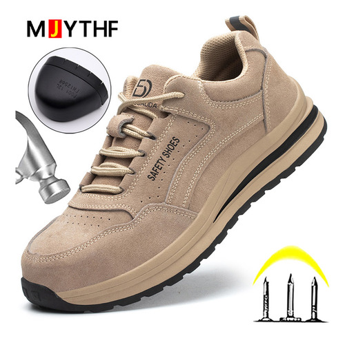 Botas De Segurança, Sapatos De Trabalho À Prova De Furos, Ma