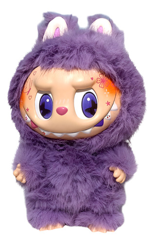 Labubu Zimomo Morado Mariposas Colección 38 Cm Calidad 1:1