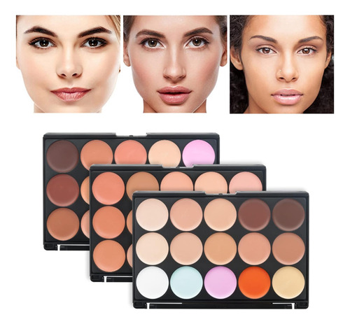 Kit De Maquillaje Pure Vie De 15 Colores Para Contorno E Ilu