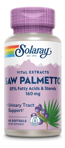 Solaray Saw Palmetto Extract 60caps