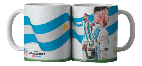 Taza Ceramica Copa Ameria Usa 2024 Seleccion