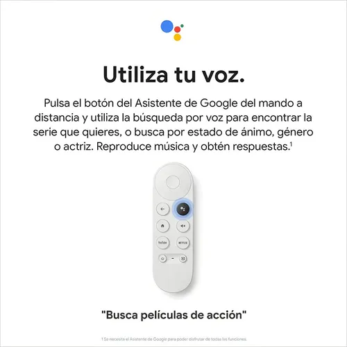 Google Chromecast 4 Generación Tv Hd Hdmi Blanco Sin Fuente