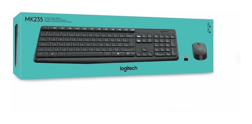 Imagen 3 de 7 de Kit Teclado Y Mouse Inalambrico Logitech Wireless Mk235