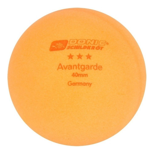 Pelotitas Ping Pong Donic 3 Estrellas Avantgrade X 3 Pelotas Color Naranja