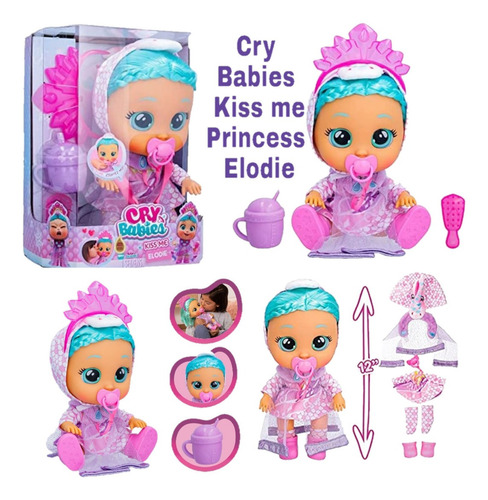 Cry Babies Kissme Princess Elodie Nuevo Modelo 2022 Em