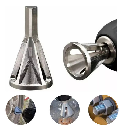. Broca Desbarbador Tornillo Biselado Acero Inoxidable