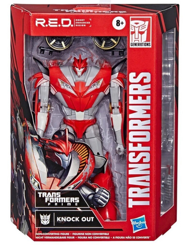 Muñeco Transformers Prime Knock Out R.e.d Hasbro