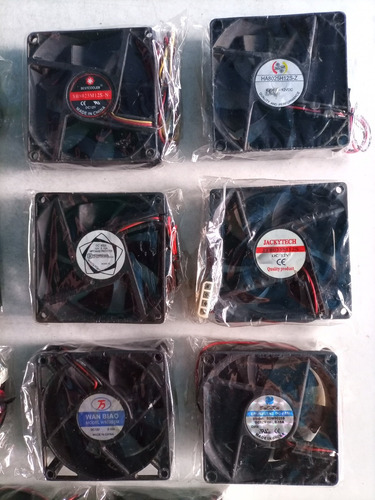 Imagen 3 de 5 de Ventiladores 8cm 12v