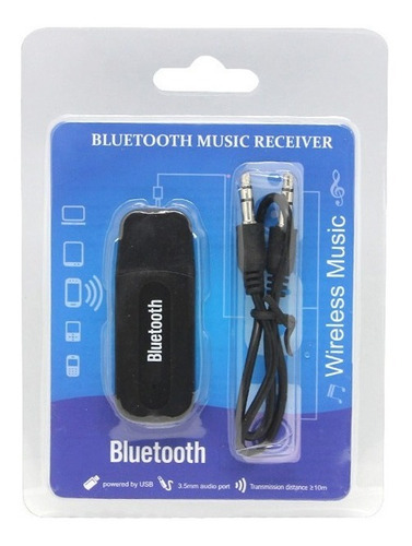 Car Bluetooth A2dp Auxiliar Receptor De Sonido Audio 5v