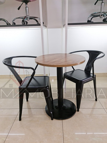 Imagen 2 de 4 de Mesa Rustik Para Negocio Cafeteria Comedor Bar Heladeria
