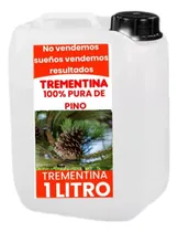 Comprar Trementina Pura Natural  Sin Quimico 1 Litro Natural De Pino