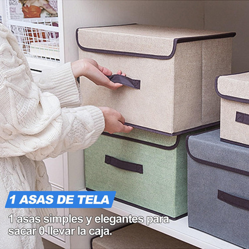 Kirotla Juego De 6 Caja De Almacenamiento Con Tapa Y