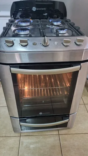 Cocina General Electric Como Nueva Acero Teon Luz Enc Gas (Usado)