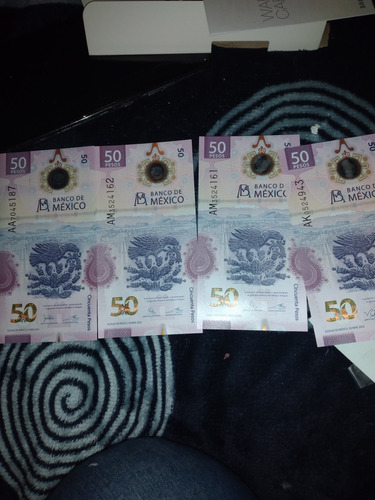 Billetes Ajolote En Buen Estado Serieaa,am,ak