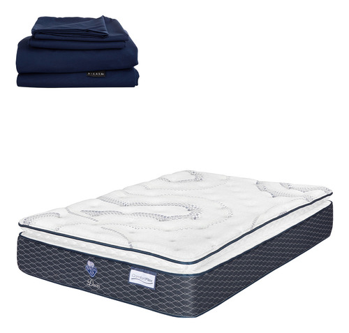 Colchón King Size Spring Air Dover + Sábanas Softy