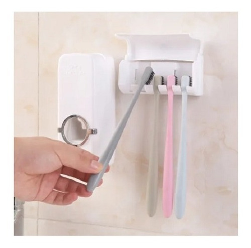 Dispenser Dentifrico Autom + Organizador Cepillos Dientes