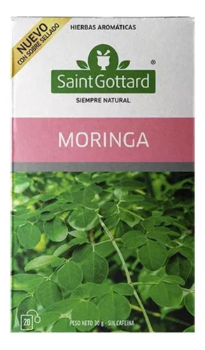 Té De Moringa - Saint Gottard - 20 Saquitos.