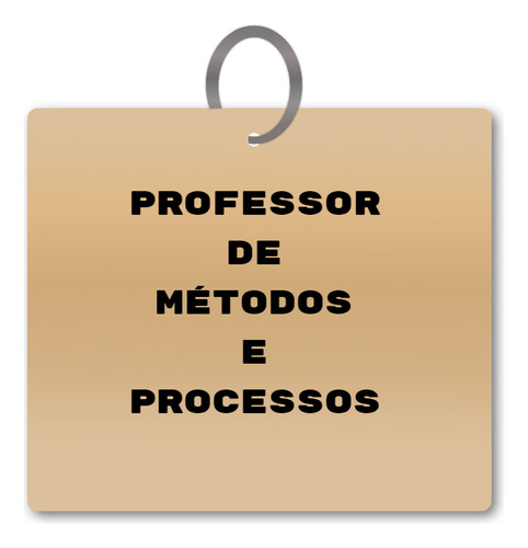 Chaveiro Professor De Métodos E Processos Mdf Rh Profissão