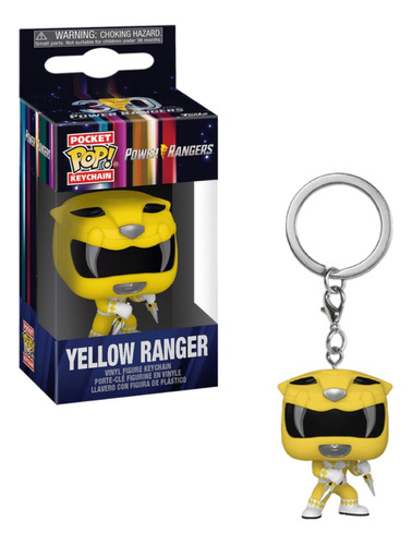 Yellow Ranger Keychain Funko Pop Llavero / Power Rangers