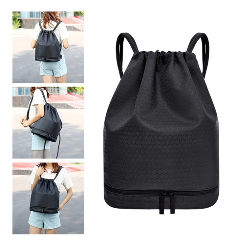 Mochila Con Cordón Mochila Mochila Mochila Cordón Negro