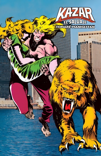 Marvel Limited Edition - Ka-zar El Salvaje (tomare Manhattan): El Salvaje Tomaré Manhattan, De Jones, Bruce., Vol. 1. Editorial Panini España S.a., Tapa Dura En Español