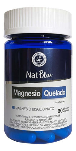 Magnesio Quelado X 60 Cápsulas - Natblue®