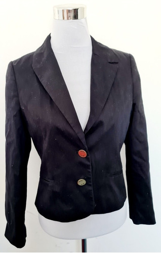 Chaqueta Color Negro.  Marca Mossimo. Forrada Por Dentro