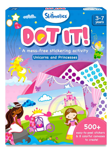 Skillmatics Foil Fun Disney Princess And Dot It Unicorns & P