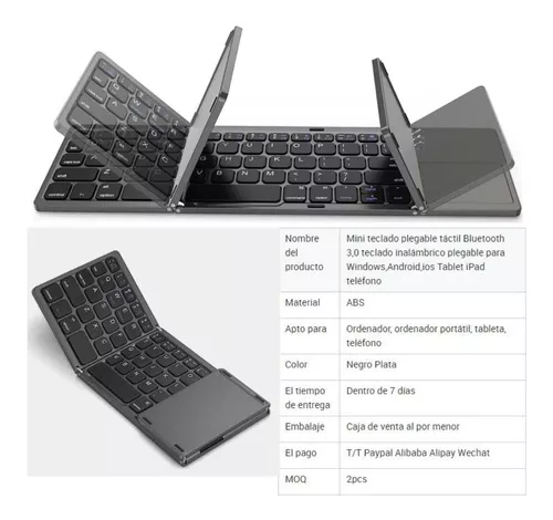 Teclado Plegable con Touchpad B033 - Movicenter Panama