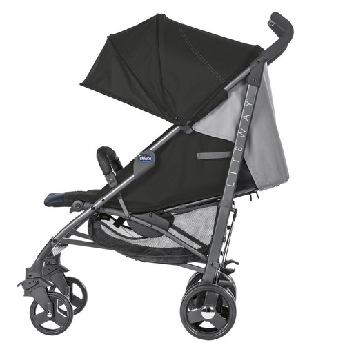 Coche Chicco Liteway Con Barral  Y Cubrelluvias Hasta 22kg