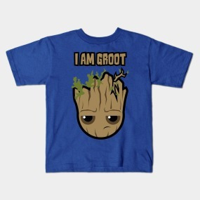 Remera Dragonfly Negra Y Blanca Groot Guardianes Col. A 20
