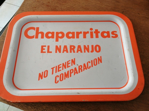 Charola Antigua De Refresco Chaparritas El Naranjo (Usado)