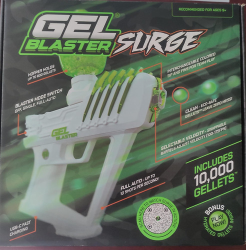 Gel Blaster Surge - Lanzador De Bolas De Hidrogel