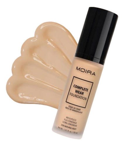 Base De Maquillaje Moira Cosmetics Foundation Natural Buff