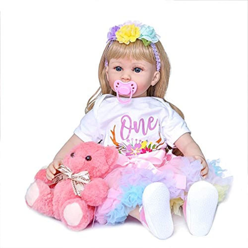 Angelbaby Doll Lovely Soft Silicone Reborn Baby Girls Toddle