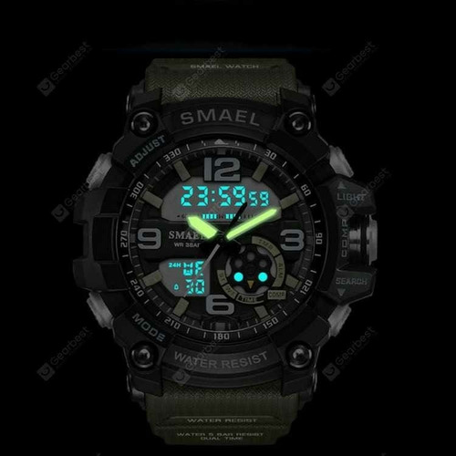 Relógio Smael 1808 Sporte Digital Analógico Original Unisex