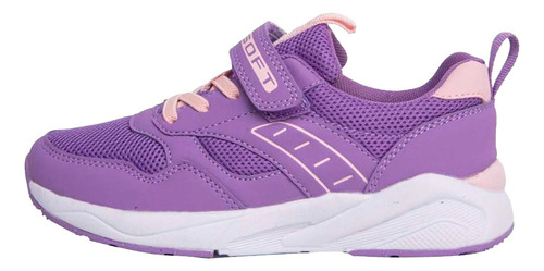 Zapatillas Deportivas Niña Velcro Soft Sf200 Violeta