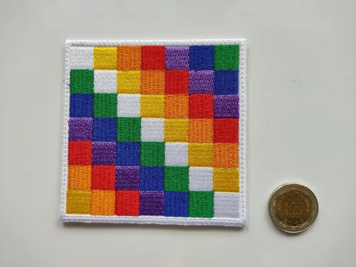 Parche Bor, Bandera Wiphala Pueblos Andinos Bolivia Flag
