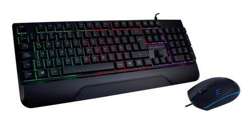 Imagen 5 de 6 de Kit Teclado Mouse Gamer Balam Rush Demtrix Led Alambrico Usb